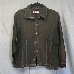 CAT OUT Black Denim Jacket for Women size 11